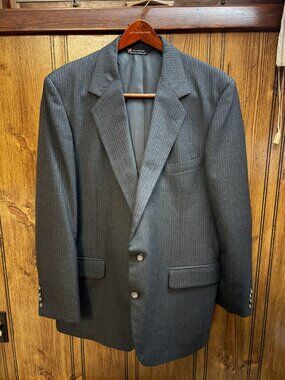 Vintage John Alexander 2-Piece Tailored Suit, 40R Jacket Pants 40x27